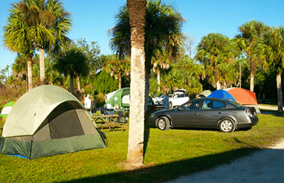 Cel mai bun camping din Florida, insula Napoli