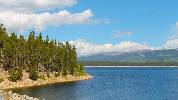 Zona de agrement Turquoise Lake din Colorado