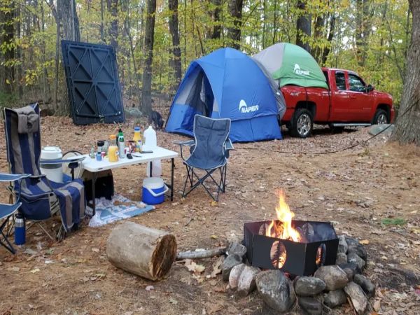 Pădurea de stat Tunxis - Camping Barkhamsted din Connecticut