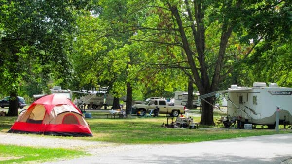 Parcul de stat Pere Marquette - Grafton-Camping din Illinois