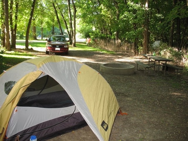 Le-Aqua-Na Lake State Recreation Area Camping - Lena-Camping în Illinois