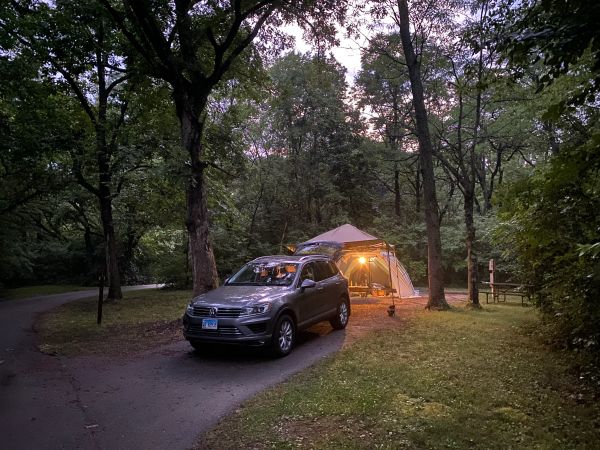 Camping Kankakee River State Park - Bourbonnais-Camping în Illinois