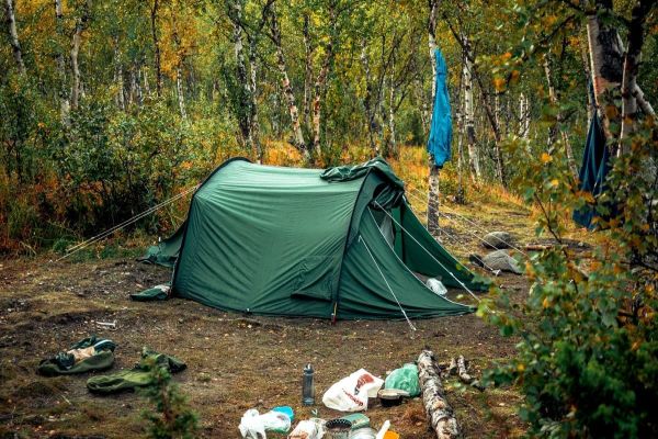 Camping dispersat în Pădurea Națională Superioară - Camping County Minnesota