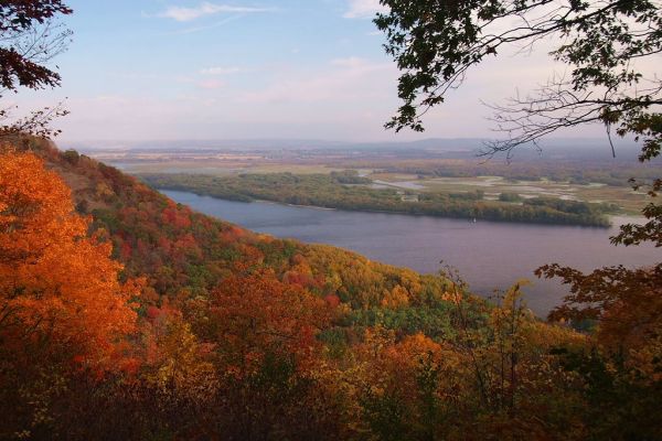 Memorialul din lemn de esență tare Pădurea de stat Richard J. Dorer - Camping Winona Minnesota