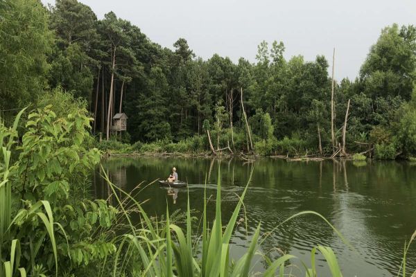 Pădurea Națională Bienville - Camping în zona de vehicule off-road Red Creek din Mississippi