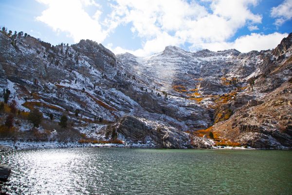 Pădurea Națională Humboldt-Toiyabe - Camping Lacul Angel din Nevada