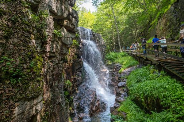 Parcul de stat Franconia Notch - Camping Franconia în New Hampshire