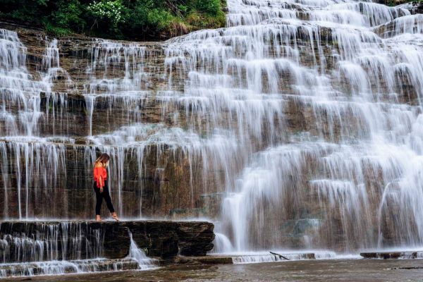 Pădurea Națională Finger Lakes - Camping Hector din New York