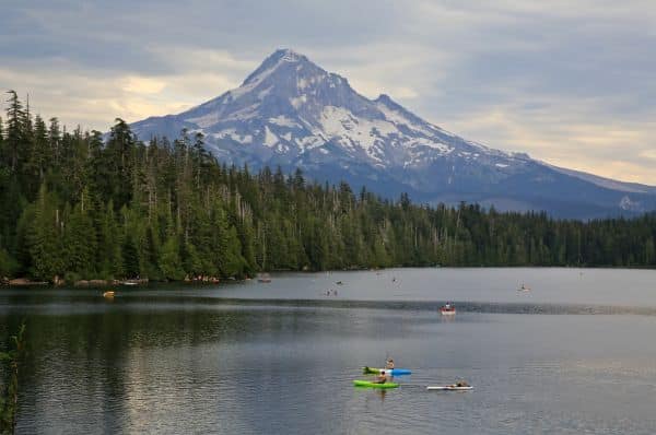 Pădurea națională Mount Hood - Lost Lake Campground din Oregon