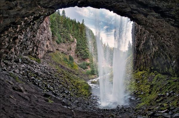 Pădurea națională Mount Hood - Tamanawas Falls Campground din Rhode Island