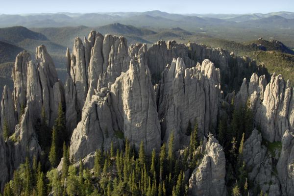 Zona de viață sălbatică Norbeck - Camping Norbeck Overlook din Dakota de Sud