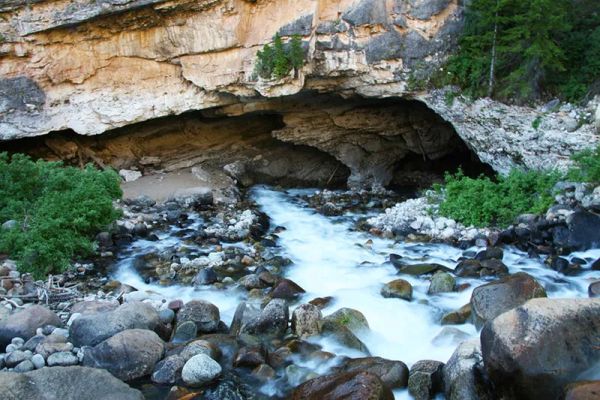 Parcul de stat Sinks Canyon - Camping Lander din Wyoming