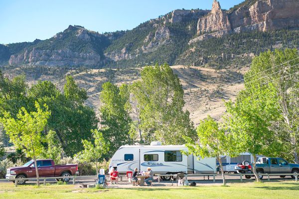 Parcul de stat Buffalo Bill - Camping North Fork din Wyoming