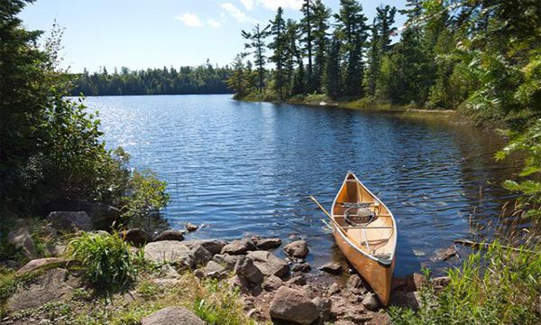 Zona de canoe Boundary Waters Wilderness - Camping National Superior din Minnesota